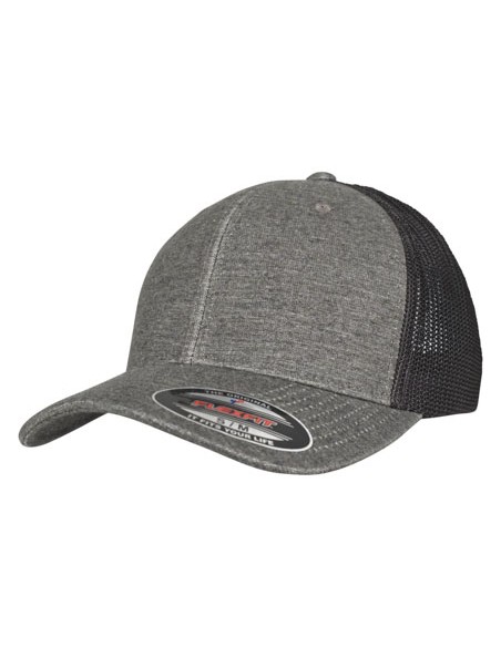 FLE-6511M-Retro Trucker Melange Cap 2